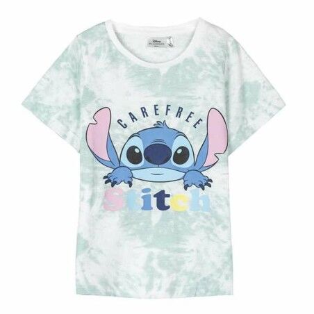Maglia a Maniche Corte per Bambini Stitch 12 Anni