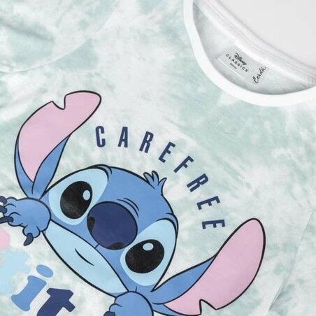 Maglia a Maniche Corte per Bambini Stitch 12 Anni