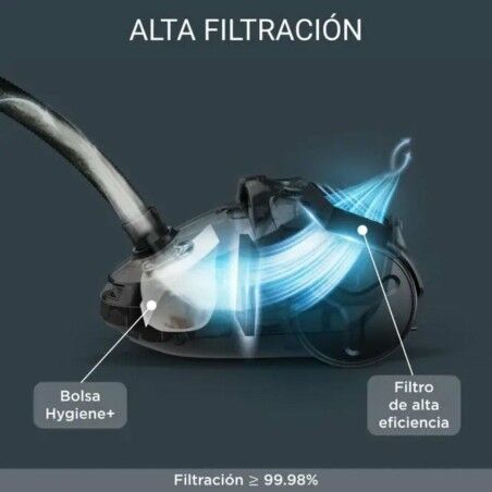 Aspirapolvere con Sacchetto Rowenta RO3969EA Viola Violetta 2000 W 750 W (Ricondizionati B)