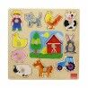 Puzzle di Legno per Bambini Goula 53025 (12 pcs)