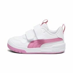 Scarpe Sportive per Bambini Puma Multiflex Sl V Bianco Rosa