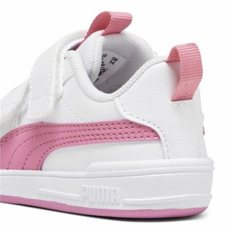 Scarpe Sportive per Bambini Puma Multiflex Sl V Bianco Rosa
