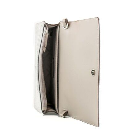 Borsa a Tracolla Michael Kors 32F4SJ6C8K-SILVER Grigio 22 x 14 x 6 cm