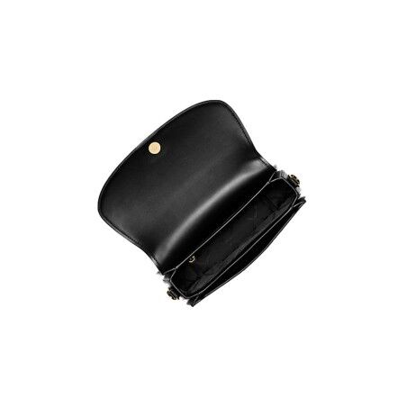 Borsa a Tracolla Michael Kors Mila Nero 25 x 14 x 6 cm