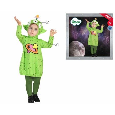 Costume per Neonati Alien Verde