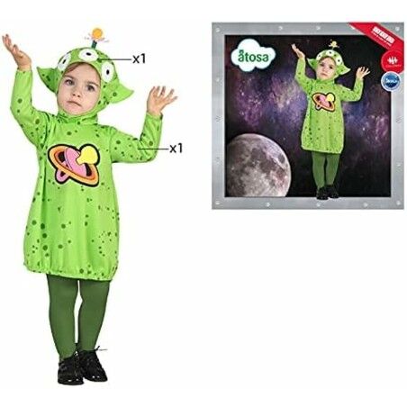 Costume per Neonati Alien Verde