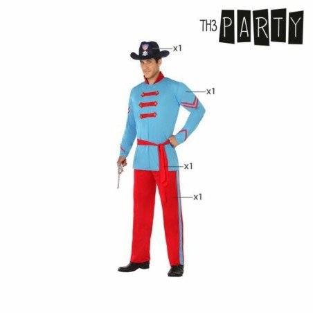 Costume per Adulti Th3 Party Multicolore (4 Pezzi)