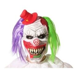 Maschera Halloween Multicolore Pagliaccio Malvagio