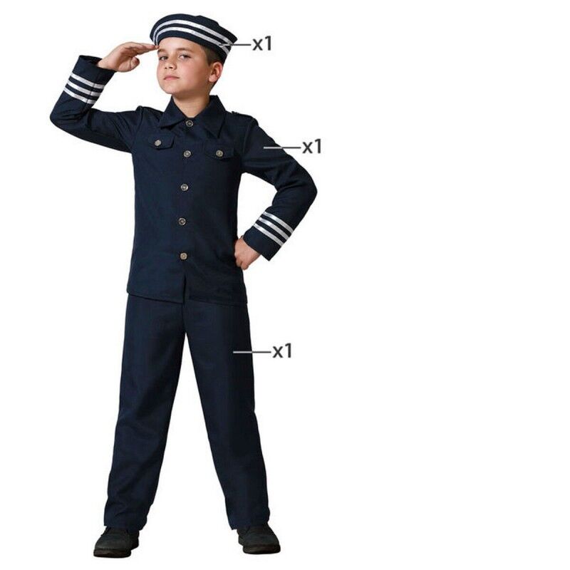 Costume per Bambini Marinaio 3-4 Anni Costume per Bambini Marinaio 3-4 Anni