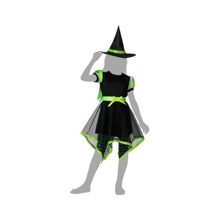 Costume per Bambini Verde Strega