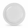 Set di piatti riutilizzabili Algon Rotondo Bianco Plastica 22 x 22 x 1,5 cm (6 Unità)