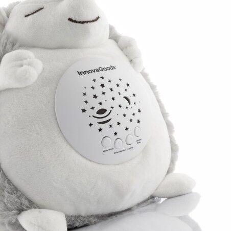 Riccio di Peluche con Rumore Bianco e Proiettore Antibuio Spikey InnovaGoods