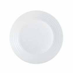 Piatto da Dolce Luminarc Harena Bianco Vetro (Ø 19 cm)