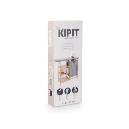 Asse da Stiro Kipit 1443FL BAMBOO Nero Stoffa Bambù