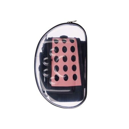 Trasportino Mascow 225 Nero Rosa Plastica 37 x 17 x 22 cm (6 Unità)