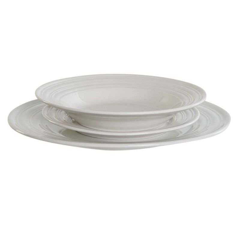 Set di Stoviglie DKD Home Decor Bianco Porcellana 18 Pezzi Set di Stoviglie DKD Home Decor Bianco Porcellana 18 Pezzi