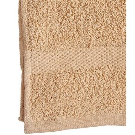 Telo da bagno Berilo 89656 Crema 80 % cotone 20 % Poliestere 30 x 50 cm (12 Unità)