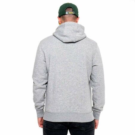 Felpa con Cappuccio Uomo New Era New York Knicks Grigio chiaro L