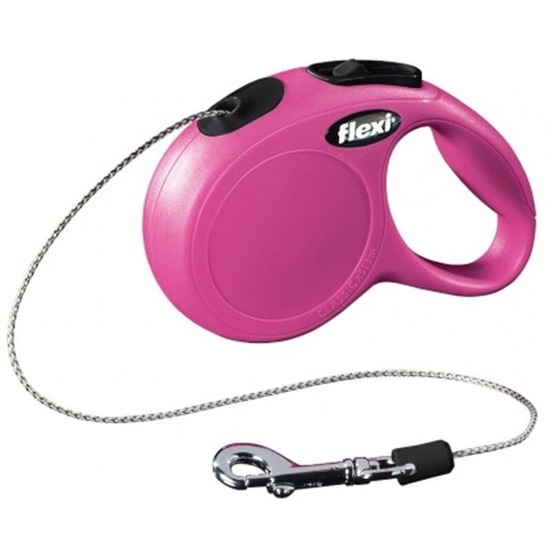 Guinzaglio per Cani Flexi NEW CLASSIC 3 m Rosa Taglia XS Guinzaglio per Cani Flexi NEW CLASSIC 3 m Rosa Taglia XS