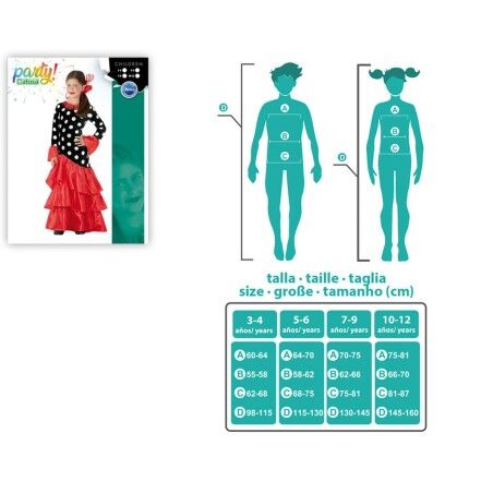 Costume da bambino Nero Rosso Spagna