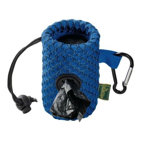 Dispenser di Buste per Animali Domestici Hunter Azzurro Portaborse Rete
