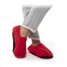 Pantofole Riscaldabili in Microonde InnovaGoods Rosso