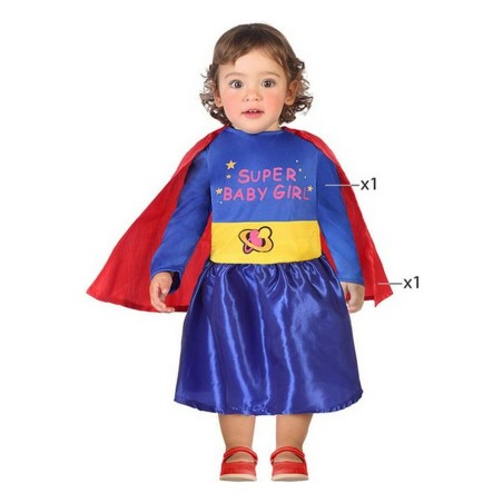 Costume per Neonati Multicolore Eroe di Fumetti Supereroe (2 Pezzi) (2 pcs)