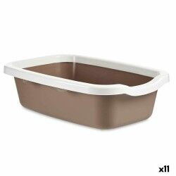 Lettiera per Gatti Mascow 87893 Bianco Beige Plastica 38 x 16 x 58,5 cm (11 Unità)