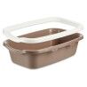 Lettiera per Gatti Mascow 87893 Bianco Beige Plastica 38 x 16 x 58,5 cm (11 Unità)