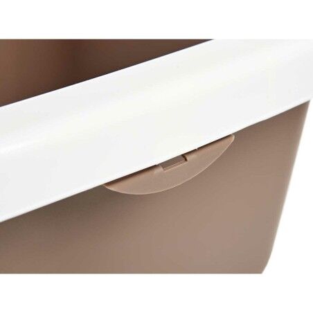 Lettiera per Gatti Mascow 87893 Bianco Beige Plastica 38 x 16 x 58,5 cm (11 Unità)