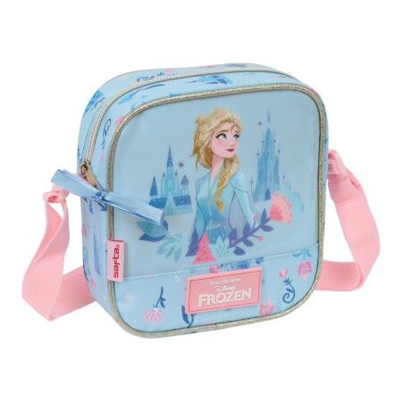Borsa a Tracolla Frozen Ice magic Azzurro 16 x 18 x 4 cm
