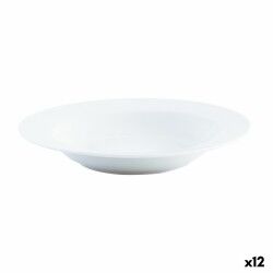 Piatto Fondo Quid Basic Bianco Ceramica Ø 21,5 cm (12 Unità)
