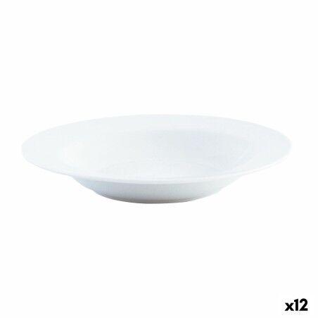 Piatto Fondo Quid Basic Bianco Ceramica Ø 21,5 cm (12 Unità)