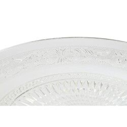 Piatto da pranzo Home ESPRIT Trasparente Cristallo 33 x 33 x 9,4 cm