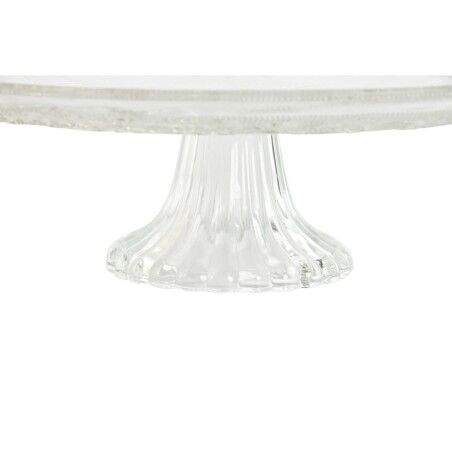Piatto da pranzo Home ESPRIT Trasparente Cristallo 33 x 33 x 9,4 cm
