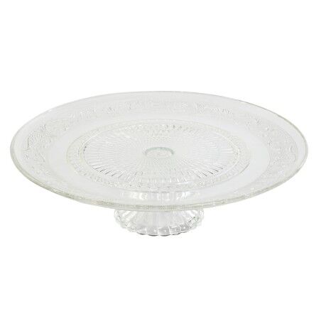 Piatto da pranzo Home ESPRIT Trasparente Cristallo 33 x 33 x 9,4 cm
