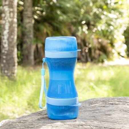 Bottiglia con Contenitore per Acqua e Cibo per Animali Domestici 2 in 1 Pettap InnovaGoods