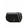 Borsa a Tracolla Michael Kors Mila Nero 25 x 14 x 6 cm