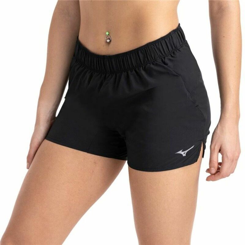 Pantaloncini Sportivi da Donna Mizuno Core 5.5 Nero Pantaloncini Sportivi da Donna Mizuno Core 5.5 Nero