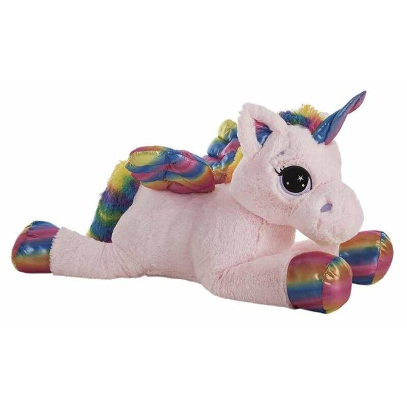 Peluche Rainbow 60 cm Plastica Unicorno Peluche Rainbow 60 cm Plastica Unicorno