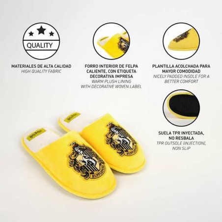 Ciabatte da casa Harry Potter Hufflepuff  Giallo