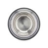 Ciotola per cani Mascow 310 Grigio Argentato Gomma Metallo 22 x 6 x 22 cm (12 Unità)