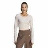 Maglia a maniche lunghe da donna Adidas Studio Beige