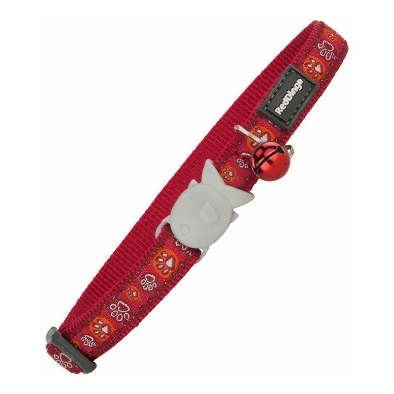 Collare per gatti Red Dingo Style Rosso 20-32 cm Impronta di animale Collare per gatti Red Dingo Style Rosso 20-32 cm Impronta di animale