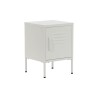 Comodino Home ESPRIT Bianco Metallo 35 x 35 x 51 cm