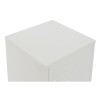 Comodino Home ESPRIT Bianco Metallo 35 x 35 x 51 cm