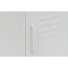 Comodino Home ESPRIT Bianco Metallo 35 x 35 x 51 cm