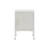 Comodino Home ESPRIT Bianco Metallo 35 x 35 x 51 cm
