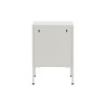 Comodino Home ESPRIT Bianco Metallo 35 x 35 x 51 cm