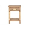 Comodino Home ESPRIT Naturale Marrone Chiaro Corda Abete 44 x 33 x 61,5 cm